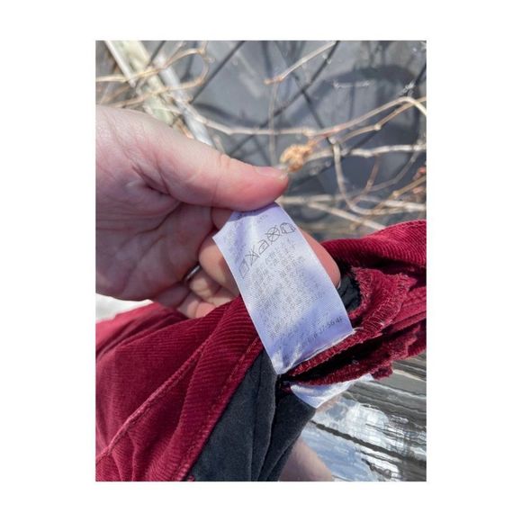 Pendleton Red Corduroy Trousers Mid-Rise Boot Cut - Picture 10 of 11